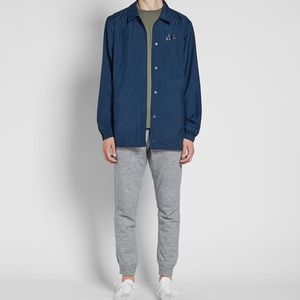 New NIKE woven coaches jacket big swoosh size S